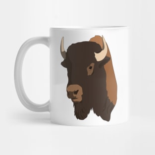 Bison Head Mug